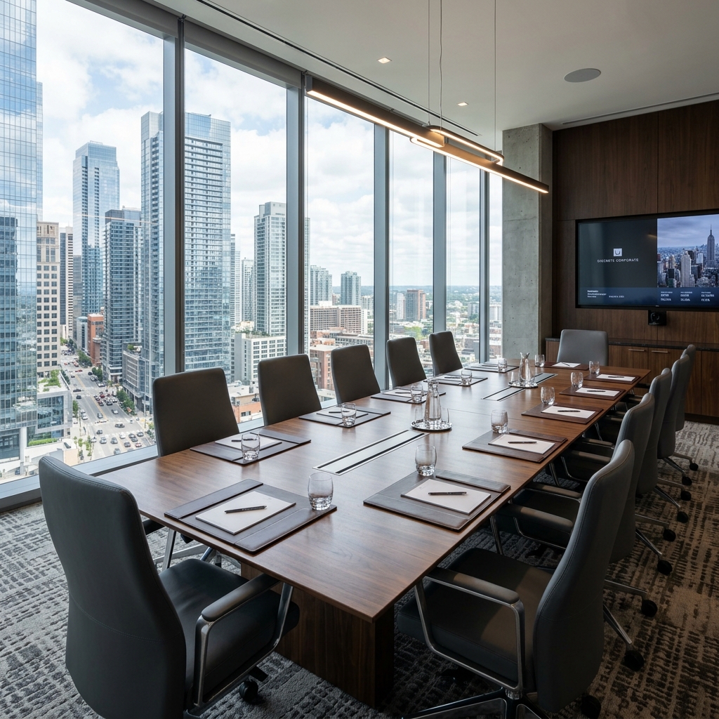 Luxurious Corporate Boardroom
