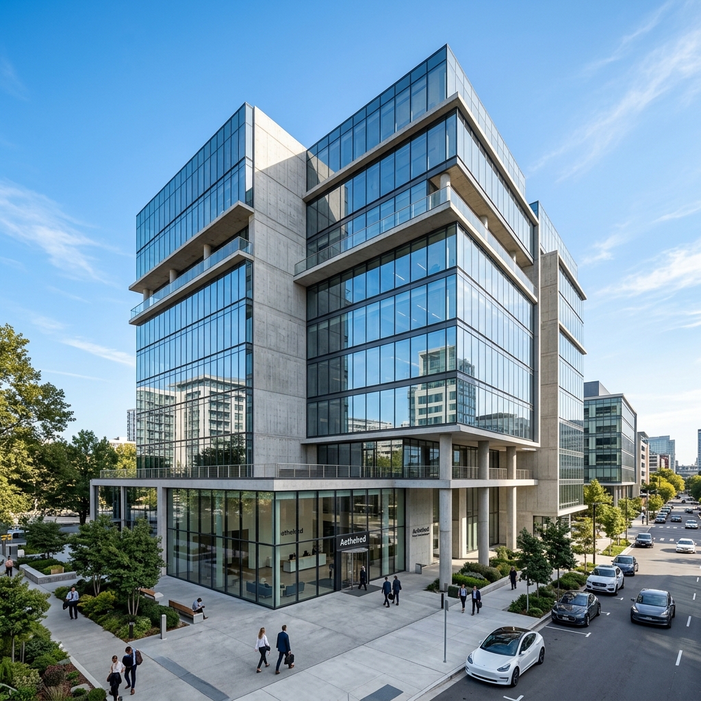 Modern Minimalist Corporate Office Building